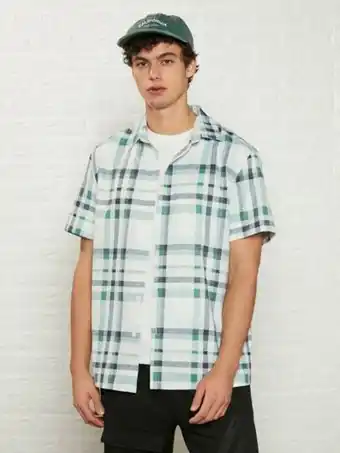 SHEIN Shein hombres camisa con estampado de cuadros oferta