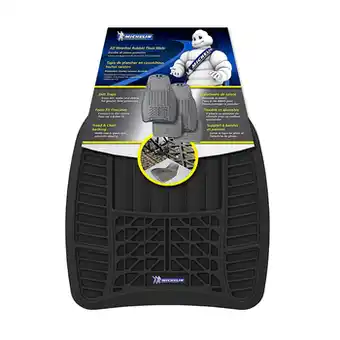 Costco Michelin Tapetes de Hule Negro para Automóvil, 4 piezas oferta