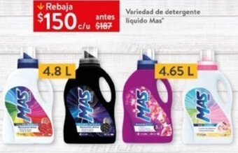 Walmart Variedad de Detergente Líquido Mas oferta
