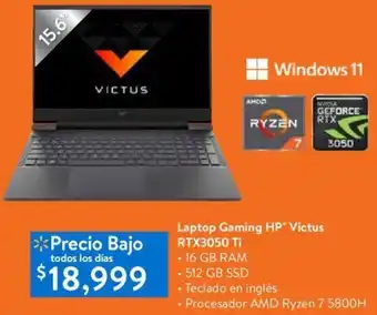 Laptop Gaming HP Victus RTX3050 Ti