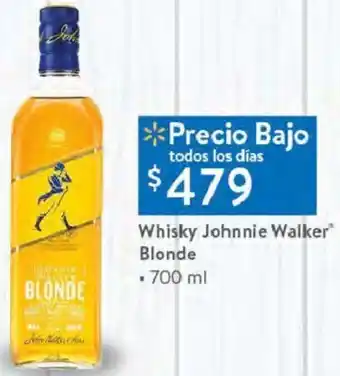 Walmart Whisky Johnnie Walker Blonde 700ml oferta