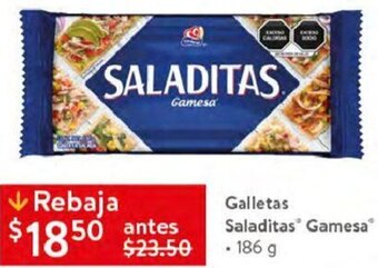 Galletas Saladitas Gamesa 186g