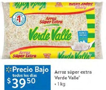 Arroz Súper Extra Verde Valle 1kg