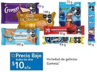 Walmart Variedad de Galletas Gamesa oferta