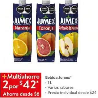 Walmart Bebida Jumex 1L oferta