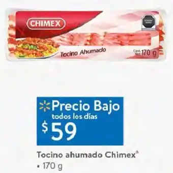 Walmart Tocino Ahumado Chimex 170g oferta