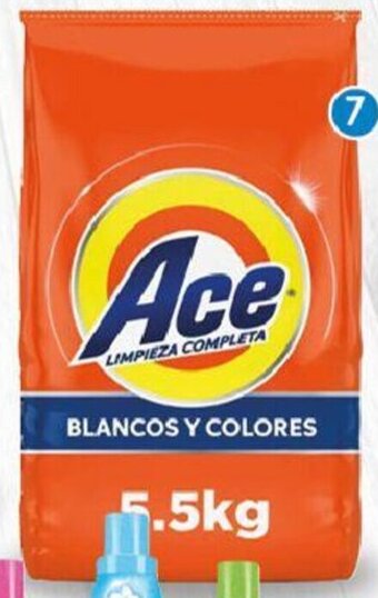 Walmart Detergente en Polvo Ace 5,5kg oferta