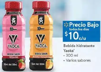 Walmart Bebida Hidratante Yaoka 300ml oferta