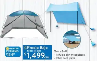 Walmart Ozerk Trail Refugio con Mosquitero, Toldo para Playa oferta