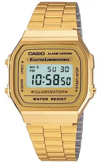 Reloj casio metal oro mod. a168wg9vt