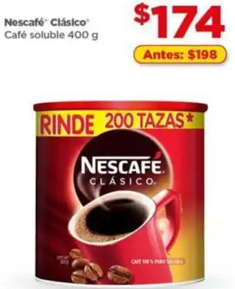 Bodega Aurrerá Nescafé Clásico Café Soluble 400g oferta