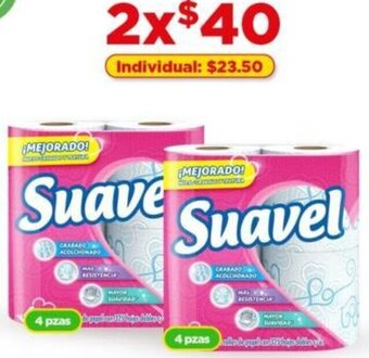 Bodega Aurrerá Suavel 4pzas oferta