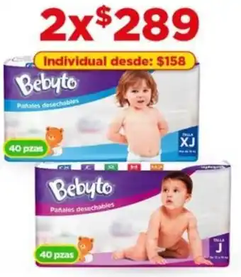 Bodega Aurrerá Bebyto 40pzas oferta