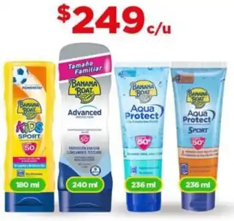 Banana Kids Sport 180ml, Boat Advanced 240ml, Aqua Protect 236ml, 236ml