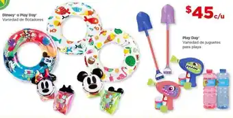 Bodega Aurrerá Dinsey o Play Day Variedad de Floradores, Play Day Variedad de Juguetes para Playa oferta
