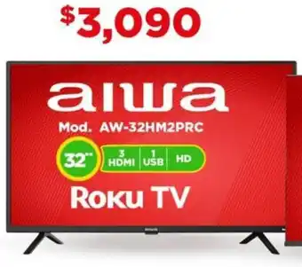 Bodega Aurrerá Aiwa Roku TV 32" oferta