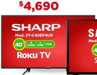 Bodega Aurrerá Sharp Roku TV 40" oferta