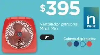 Chedraui Ventilador Personal  Mío 9" oferta