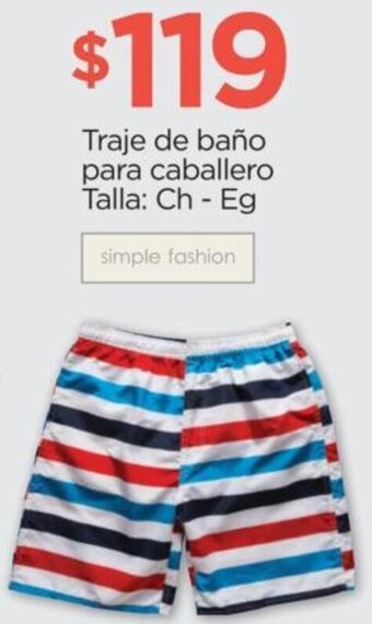 Chedraui Traje de Baño para Caballero Ch-Eg oferta