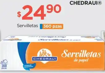 Chedraui Servilletas de Papel 360pzas oferta