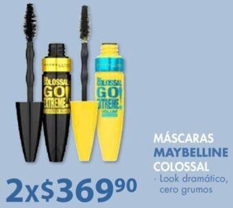 Máscaras Maybelline Colossal