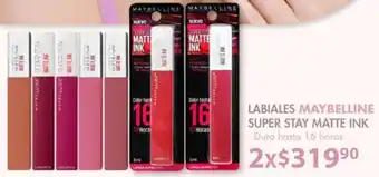 Labiales Maybelline Super Stay Matte Ink