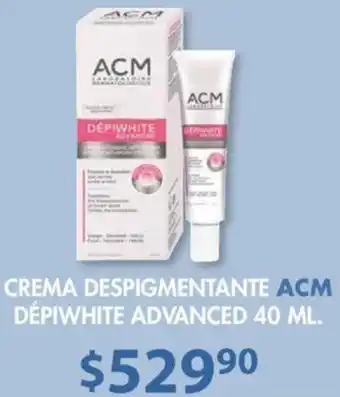 Crema Despigmentante ACM Dépiwhite Advance 40ml