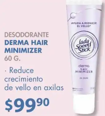 Desodorante Derma Hair Minimizer 60g