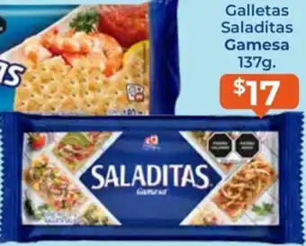 Galletas Saladitas Gamesa 137g