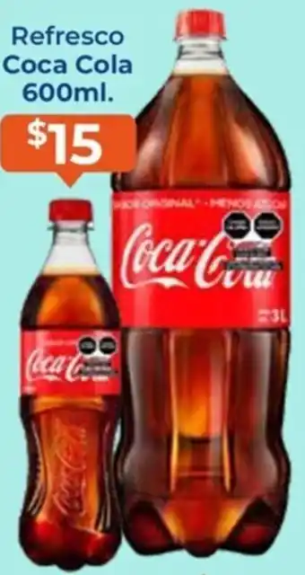 Tiendas Neto Refresco Coca Cola 600ml oferta