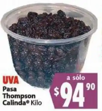 Uva Pasa Thompson Calinda