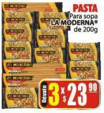 Pasta para Sopa La Moderna de 200g