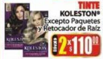 Tinte Koleston Excepto Paquetes y Retocador de Raíz