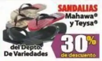 Sandalias Mahawa y Teysa