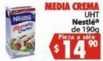 Media Crema UHT Nestlé de 190g