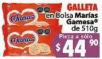 Galleta en Bolsa Marías Gamesa de 510g