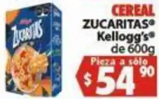 Cereal Zucaritas Kellogg's de 600g