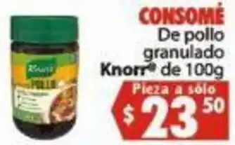 Casa Ley Consomé De Pollo Granulado Knorr de 100g oferta