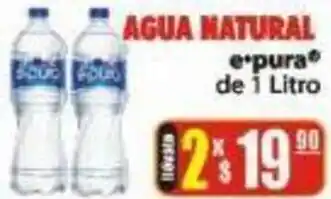 Agua Natural e Pura de 1L