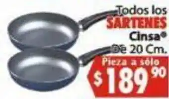 Sartenes Cinsa de 20cm