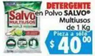 Casa Ley Detergente en Polvo Salvo Multiusos de 1kg oferta