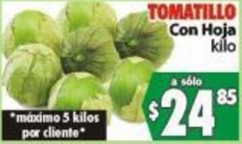 Casa Ley Tomatillo Con Hoja oferta