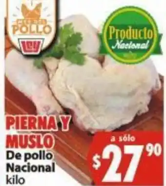 Pierna y Muslo de Pollo Nacional