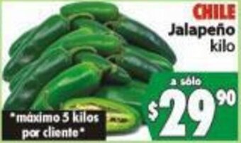 Casa Ley Chile Jalapeño oferta