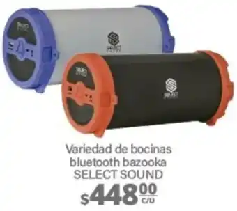 La Comer Variedad de Bocinas Bluetooth Bazooka Select Sound oferta