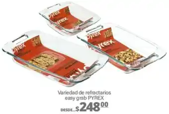 Variedad de Refractarios Easy Grab Pyrex