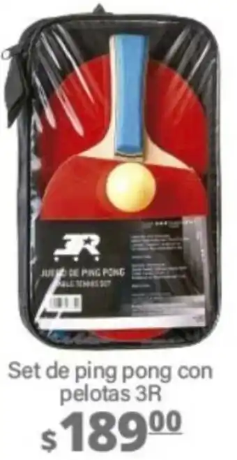 La Comer Set de Ping Pong con Pelotas oferta