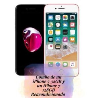 El Bodegón Combo de un iphone 7 32 gb y un iphone 7 128 gb reacondicionado oferta