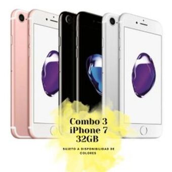 El Bodegón Combo 3 iphone 7 32gb reacondicionado oferta