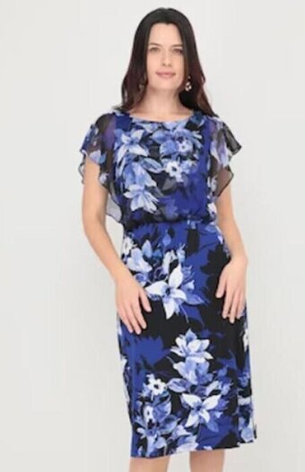 Liverpool Vestido Midi Casual Connected Apparel para Mujer oferta